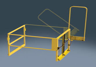 FabEnCo Introduces New Mezzanine Clear Height Gate